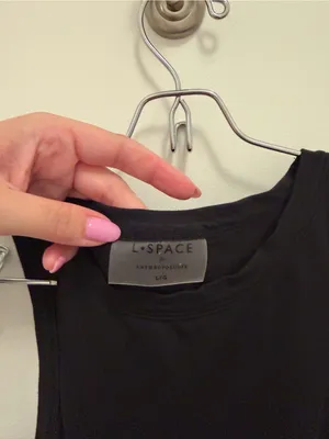 L*Space x Anthropologie Sawyer Midi Dress in Black size Large (L) thumbnail 3
