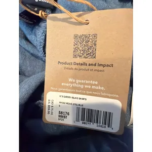 Patagonia Women's Garden Island Shorts Still Blue Size Small NWT ($59 Retail) thumbnail 6