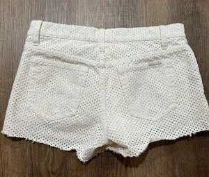 Joe’s Jeans White Eyelet Mini Shorts thumbnail 2