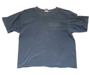 American Vintage Vintage Faded Mission Beach San Diego Blue Tshirt Medium Cropped thumbnail 1
