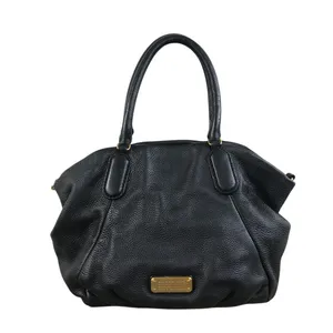 MARC By MARC JACOBS Classic Q Fran Cow Leather Handbag Black Timeless Satchel thumbnail 2