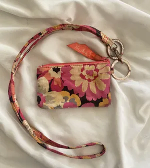 Vera Bradley Zip ID Wallet + Lanyard thumbnail 1