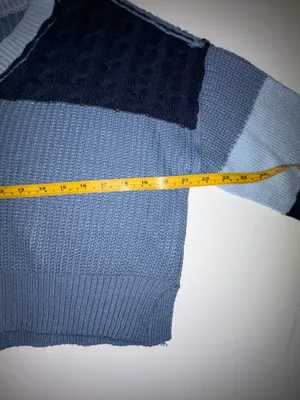 No Comment Color Block Sweater thumbnail 4