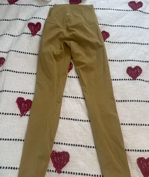 Lululemon Olive Green Leggings size 2 thumbnail 5