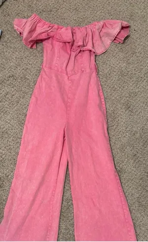 Pink jumpsuit thumbnail 1