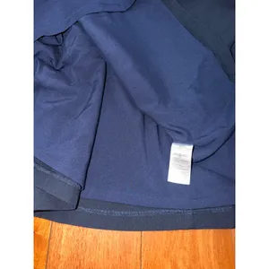 Banana Republic Fit and Flare Dress Womens Navy Blue Notched Neck 14 thumbnail 9
