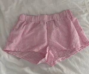 pink and white gingham short thumbnail 2