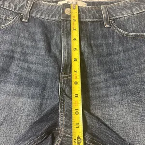 Hollister Women High Rise 5" Relaxed Cut‎ Off Blue Denim Jean Shorts Size 12 W31 thumbnail 4