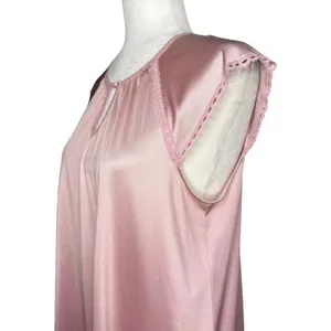 Vanity Fair Small 2 Pc Set Gown Duster Robe Vintage Made In USA Tricot Nylon‎ thumbnail 8