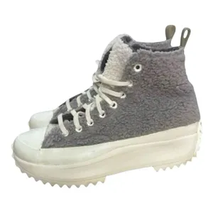 Converse Run Star Grey Hike Hi Platform M8/W9.5 172202C Sherpa Vapor Boot Shoes thumbnail 1