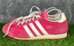Adidas Dragon Vintage Pink Suede Sneakers Women’s US 8.5 Originals Retro Shoe thumbnail 1