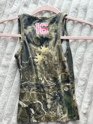Revice Denim tank top camo pink thumbnail 2