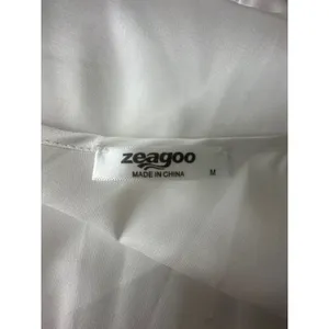 Zeagoo Cami Top Womens M Pink White Lace Trim Satin Lightweight 2‎ Pack Layering thumbnail 10