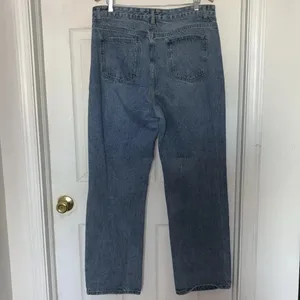 PrettyLittleThing Plus Blue Distressed Straight Leg Jeans Size 14 thumbnail 2