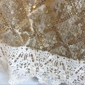 ASTR cropped sequin and lace top thumbnail 5