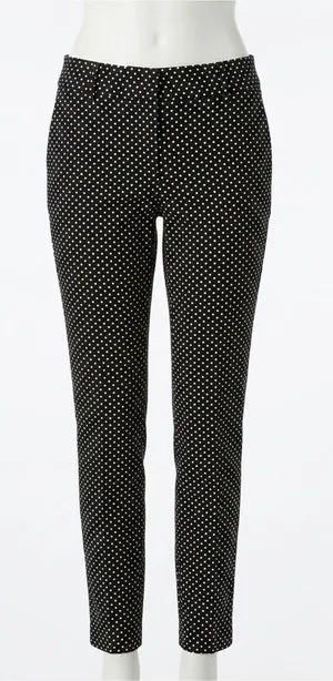 White House Black Market Ankle Polka Dot Pants thumbnail 1