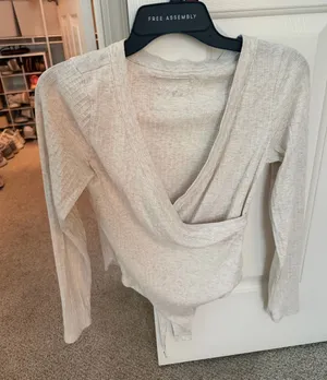 Wrap body suit aerie  thumbnail 1