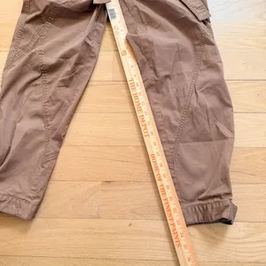 Anthropologie 4 Ellie Embroidered Brown Utility Pants Belted High Waisted Size 2 thumbnail 7