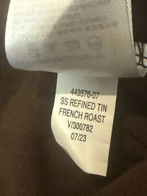 Banana Republic Refined Brown Stretch Cotton Crewneck T-Shirt Small Minimalist thumbnail 7