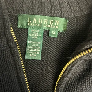 Lauren Ralph Lauren Epaulet Gold Arm Patch Zip Sweater thumbnail 6