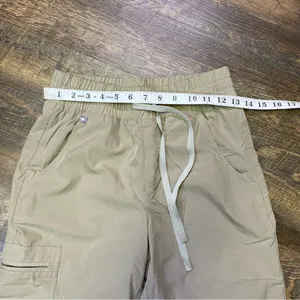 FIGS Zamora Fionlite Jogger Scrub Pants Women XS Light Oak Mesh Lined thumbnail 2
