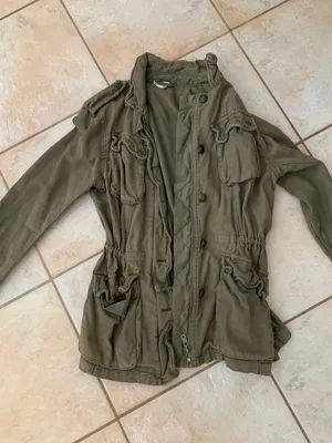 Free People Olive Green  Coat thumbnail 2
