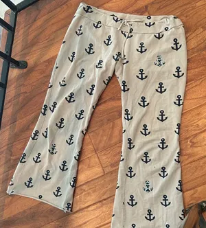 PRIMP Y2K Vintage Sailor Stud Embossed Lounge Pants Size Small thumbnail 1