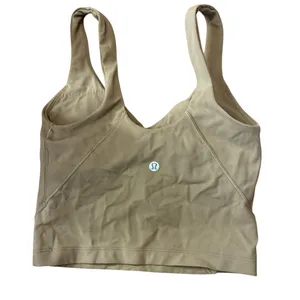 Lululemon Align Tank Top Light Support A/B Cup Size 2 Nulu Beige Tan thumbnail 2