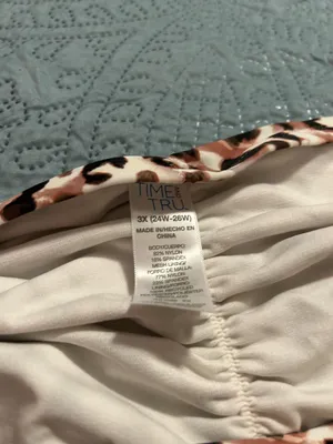 NWOT Time and Tru animal print bikini bottoms thumbnail 2