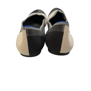 Rothy's Captoe Buffalo Plaid Slip On Flats Size 10 Black White Casual Retired thumbnail 6