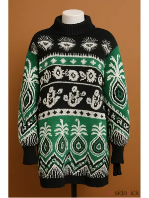 FARM Rio Mystic Scarf Sweater Dress Women’s Size M thumbnail 2