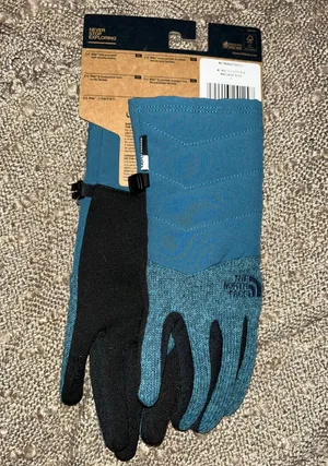 North Face Gloves Womens Large Blue thumbnail 2