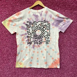 Keith Haring Tie Dye T-Shirt 2XL thumbnail 1