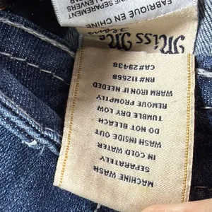 Miss Me Mid Rise‎ Skinny Jeans Dark Wash Contrast Stitch Size 27 Blue Denim thumbnail 11