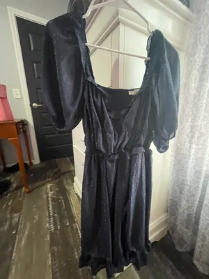 Blu Pepper Navy Blue Dress thumbnail 2
