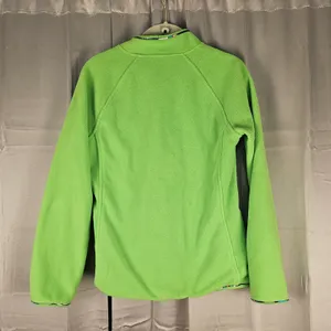 Lilly‎ Pulitzer Womens Green Full Zip Fleece Jacket XS thumbnail 2