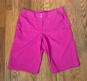 Nivo by Lanctot Womens Pink‎ Golf Shorts Performance Stretch Size 6 NWT thumbnail 1
