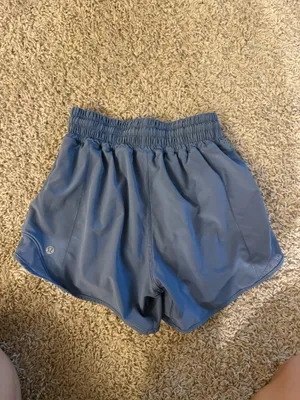 Hotty Hot Lululemon Shorts High-Rise Lined 4" 2 blue thumbnail 2