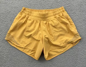Lululemon Hotty Hot Shorts Low Rise 2.5" Mango Dream Orange Athletic Women's 4 thumbnail 1