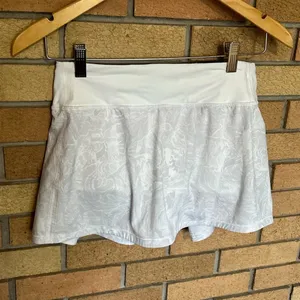 Lululemon Pace Rival Skirt (Regular) No Panels Eternal Wave White Size 4 thumbnail 5