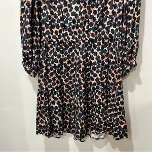 Velvet‎ by Graham & Spencer Mini dress V Neck Long Sleeve Size Medium Geometric thumbnail 4
