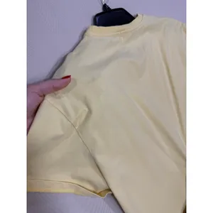 SIMKHAI Sara yellow tie waist T-Shirt Dress Large thumbnail 7
