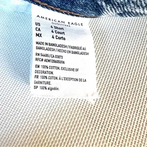 Mom Destroyed High Rise Denim Jeans thumbnail 12