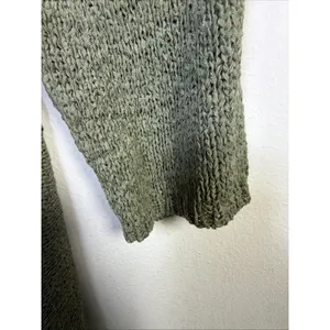 Chico's 3 Sweater xl Olive Green quiet luxury bohemian western designer cottage thumbnail 3
