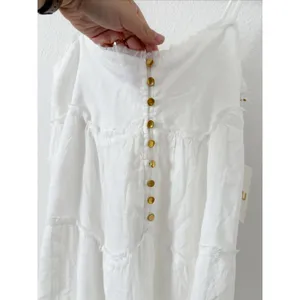 NWT Show Me Your Mumu Gracie White Tiered Midi Dress XS thumbnail 7