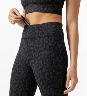 Lululemon Invigorate High-Rise Crop 23" Formation Camo Deep Coal Multi 4 thumbnail 8
