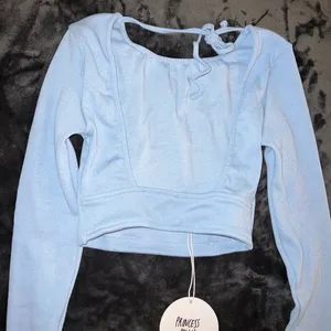 Princess Polly Skylar Long Sleeve Top in Blue Size 4 New with tag thumbnail 8