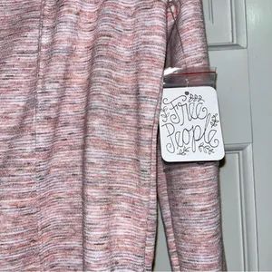 NWT Free People Pink Long Sleeve Henley thumbnail 7