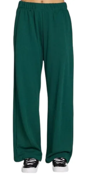 Micheal Lauren Wide Leg Sweatpants Mabel in Emerald Green Size Small thumbnail 1