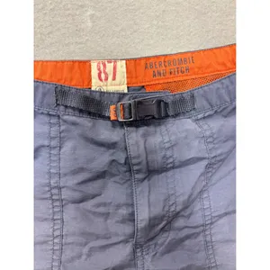 Abercrombie & Fitch Surplus Shorts‎ Buckle Waist Pockets Casual Blue 6 thumbnail 3